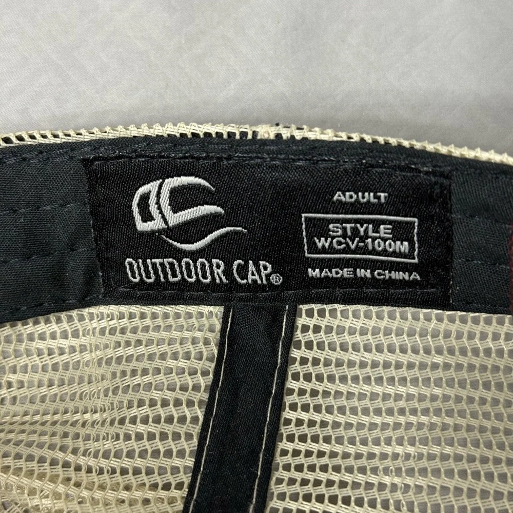 Outdoor Cap Chevrolet Bow tie Weathered Canvas Mesh Trucker Baseball Cap Hat
